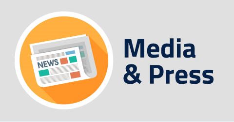 Graphic of Media & Press.