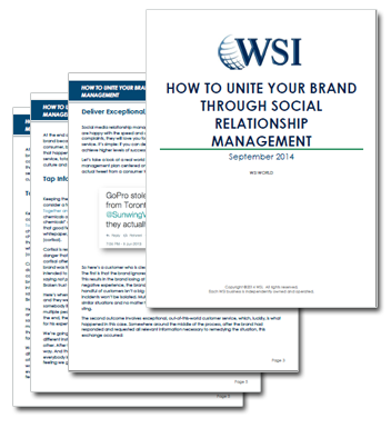 WSI World Blog - Whitepaper: Unite Your Brand With Social Relationship Management Image 2