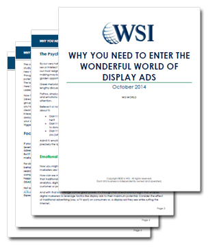 WSI World Blog - Why You Need To Enter The Wonderful World Of Display Ads Image 2